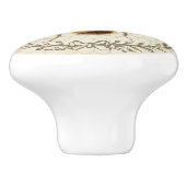 Moderne  koningin keramische knop (Zijkant)