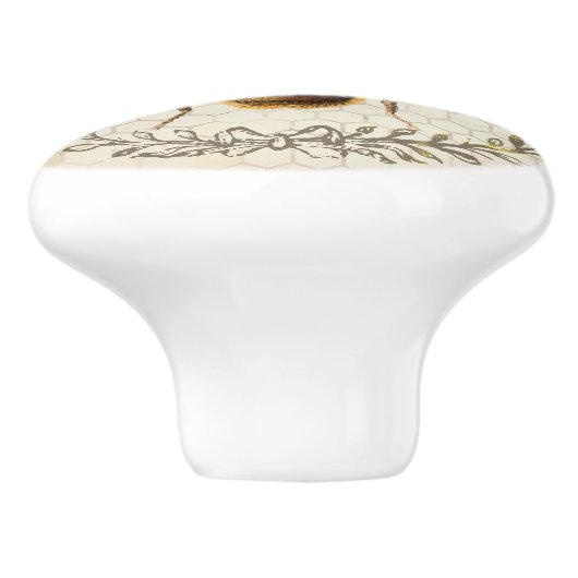 Moderne  koningin keramische knop (Zijkant)