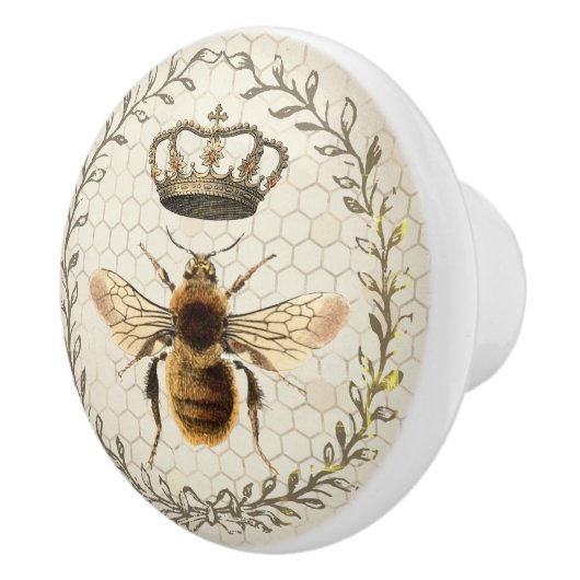 Moderne  koningin keramische knop (Rechts)