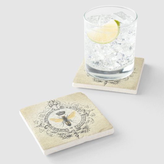 moderne koningin stenen onderzetter (Zijkant)