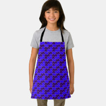 Moderne Koninklijk Blauwe en Paarse Geometrische Z