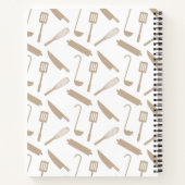 Moderne kookgerei Recipe Book Notitieboek (Achterkant)