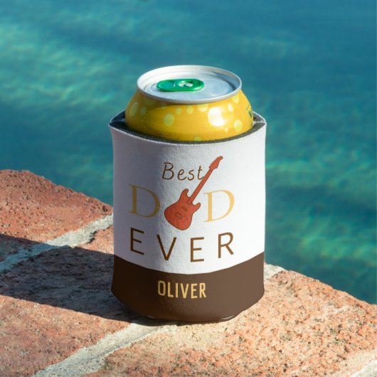 Moderne kool Beste vader ooit muziek gitaar Father Blikjeskoeler (Insitu Zwembad)