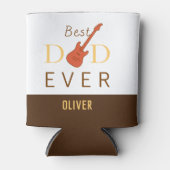 Moderne kool Beste vader ooit muziek gitaar Father Blikjeskoeler (Voorkant)