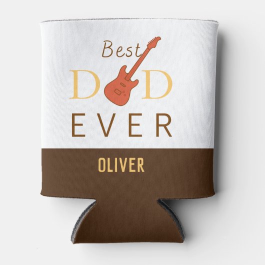 Moderne kool Beste vader ooit muziek gitaar Father Blikjeskoeler (Voorkant)