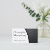 Moderne koolstofvezel Premium-Visitekaartjes Visitekaartje (Staand voorkant)