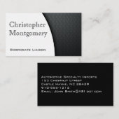 Moderne koolstofvezel Premium-Visitekaartjes Visitekaartje (Voorkant / Achterkant)