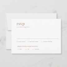 Moderne koperen minimalistische bruiloft