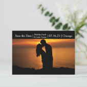 Moderne koppeling foto - 3x5 Opslaan datum Save The Date (Staand voorkant)