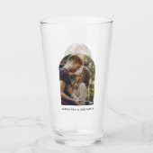 Moderne Koppels Foto Op Maat Glas (Voorkant)