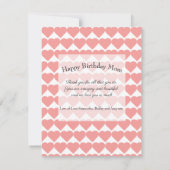 Moderne koraal 8 Foto Collage Beste mama ooit (Achterkant)