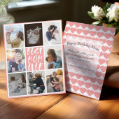 Moderne koraal 8 Foto Collage Beste mama ooit