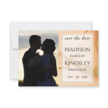 Moderne Koraal Abstract 💡 Inkt Olie Bruiloft