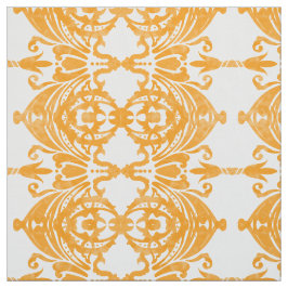 Moderne koraal bloemige aangepaste stof