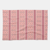 Moderne koraal gepatterd theedoek (Horizontaal)