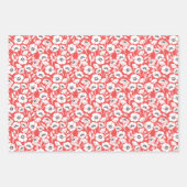 Moderne koraal inpakpapier vel (Voorkant 2)