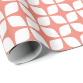 Moderne koraalomlooppapier cadeaupapier (Rol Hoek)