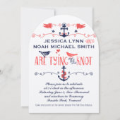  moderne koraalvogelmarine kaart (Voorkant)