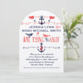  moderne koraalvogelmarine kaart (Staand voorkant)