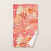 Moderne koralen patroon badhanddoek set bad handdoek (Handdoek)