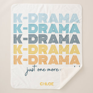 Moderne Koreaanse dramadeken met zachte sherpa Deken