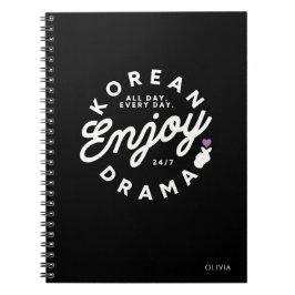 Moderne Koreaanse Dramaverzamelaar Notitieboek