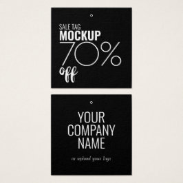 Moderne Korting Verkoop Kleding Hang Label Vierkante Visitekaartjes