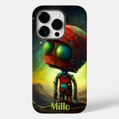 Moderne kosmische buitenaardse nevel reis, monogra Case-Mate iPhone case (Achterkant)