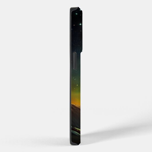 Moderne kosmische buitenaardse nevel reis, monogra Case-Mate iPhone case (Achterkant / Rechts)