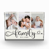 Moderne kraampje voor script, eenvoudige elegante  fotoblokken (Voorkant)