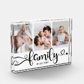 Moderne kraampje voor script, eenvoudige elegante  fotoblokken (Links)