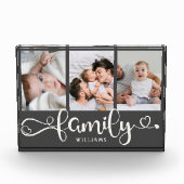 Moderne kraampje voor script, eenvoudige elegante  fotoblokken (Voorkant)