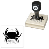 Moderne krabben Sparen de Stempel van het Ontwerp (Gestempeld)