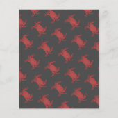 Moderne Krabfestival Krab Restaurant Fondsenwervin Flyer (Achterkant)