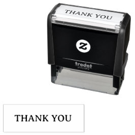 Moderne Krachtige “DANK JE” Zelfinktende Stempel