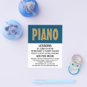 Moderne, krachtige, pianoles flyer (Enkel)