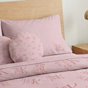 Moderne, Krachtige, Roze, Denk Vrij Typography Kussensloop