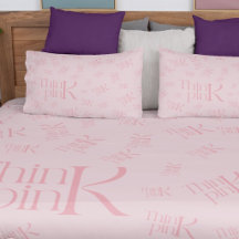 Moderne, Krachtige 'Think Pink Freak'-Typografie