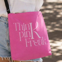 Moderne, Krachtige 'Think Pink Freak' Typografie