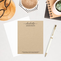Moderne Kraft Aangepaste Calligrafie Naam Zakelijk