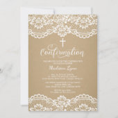 Moderne Kraft  kantbevestigingsuitnodiging Kaart (Voorkant)