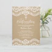 Moderne Kraft  kantbevestigingsuitnodiging Kaart (Staand voorkant)