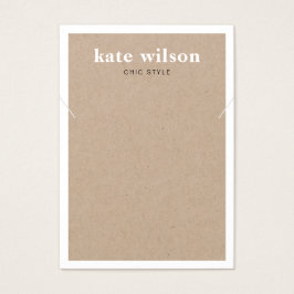 Moderne Kraft Ketting Bracelet-kaart Visitekaartje