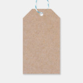 Moderne Kraft Promotionele Marketing Verticaal Cadeaulabel (Achterkant)