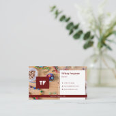 Moderne kraften | Eenvoudig Visitekaartje (Staand voorkant)