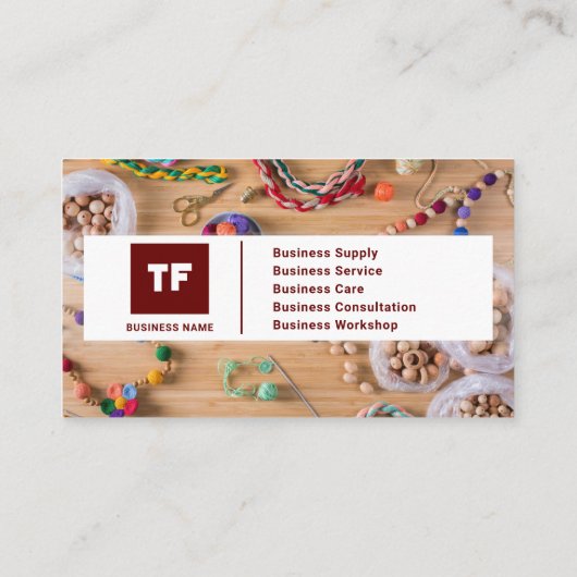 Moderne kraften | Eenvoudig Visitekaartje (Achterkant)