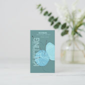 Moderne kraftkunstenaar visitekaartje (Staand voorkant)