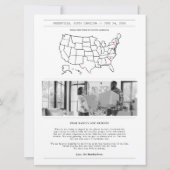 Moderne krant bewegende aankondiging (Achterkant)