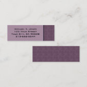 moderne kras mini visitekaartje (Voorkant / Achterkant)