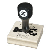 Moderne kreeft oceaan Save the Date Design Stamp Rubberstempel (Stempel)